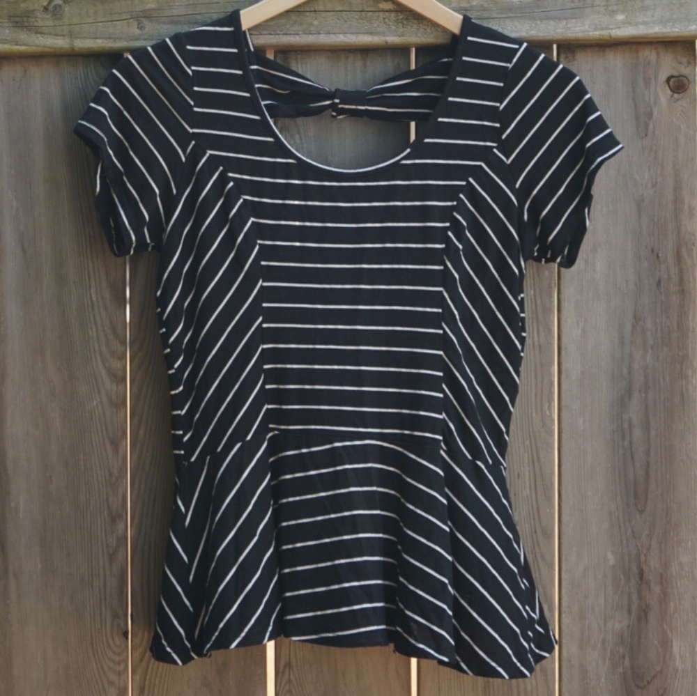 Annabelle USA, Striped Shirt, (size XL)